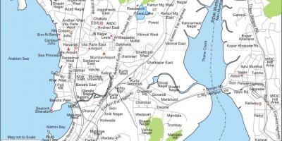 Kaart Mumbai central