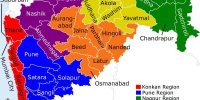 Kaart Maharashtra Mumbai