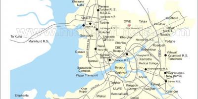 Kaart uus Mumbai