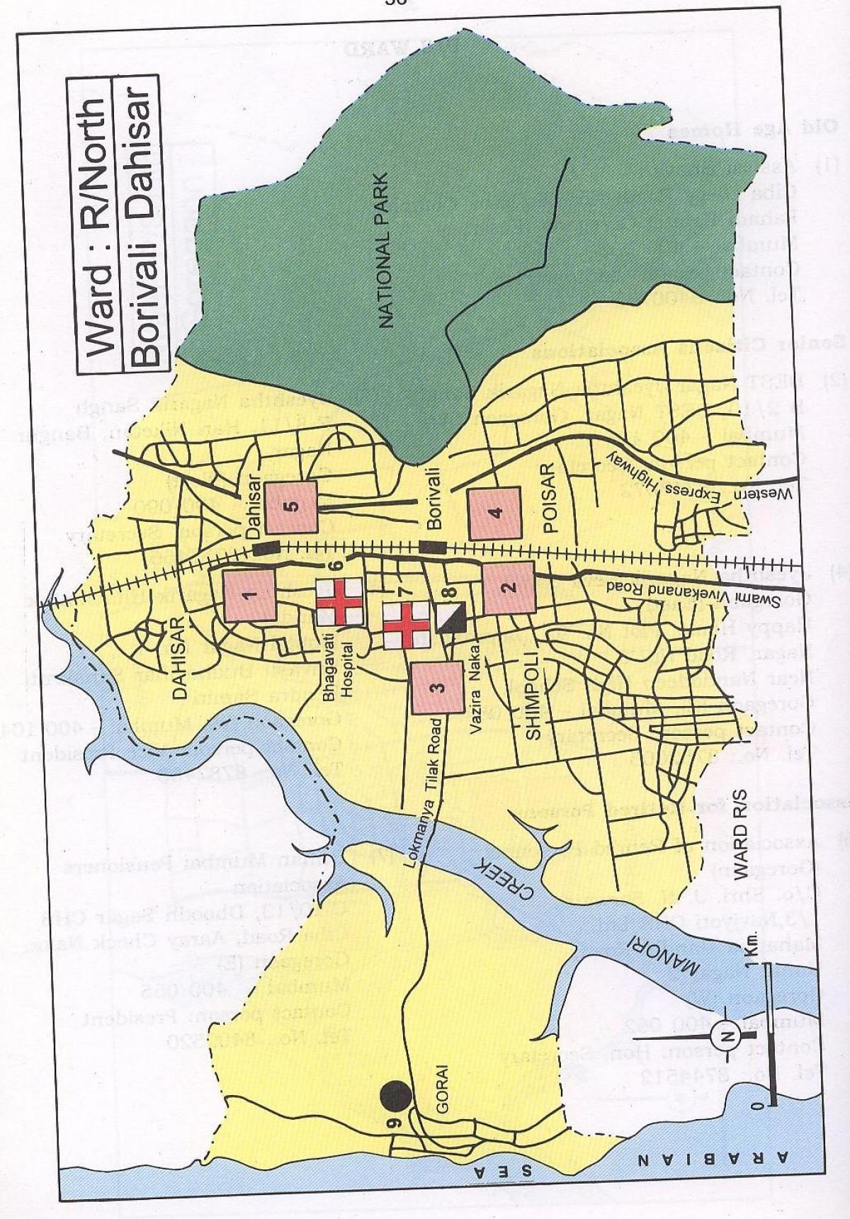 kaart Dahisar Mumbai
