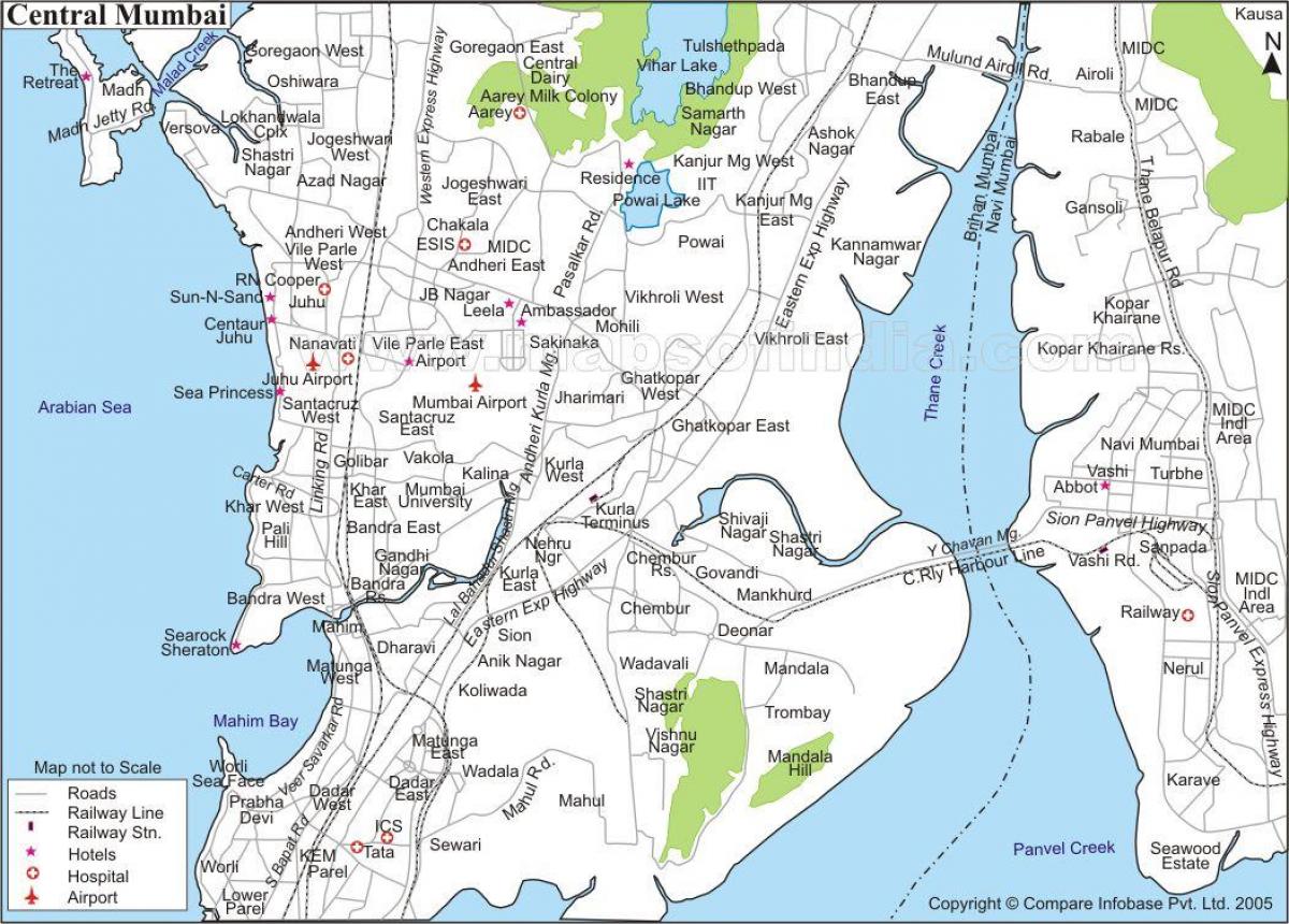 kaart Mumbai central