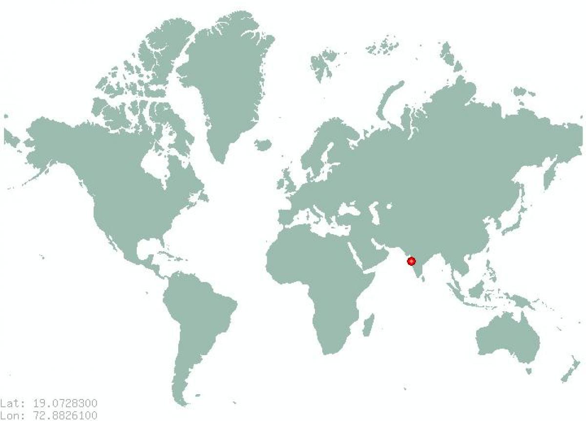 Mumbai maailma kaardil